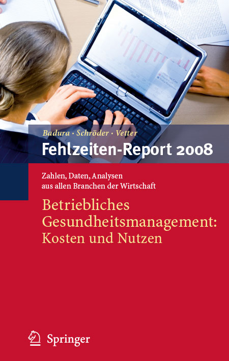 Cover der WIdO-Publikation Fehlzeiten-Report 2008